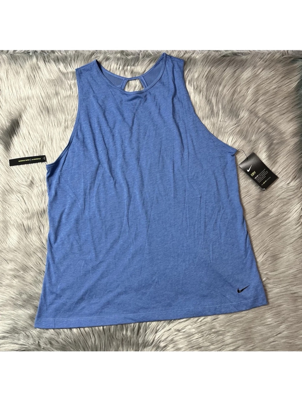 Nike Dry Studio Blue Athletic Tank Top Size XL